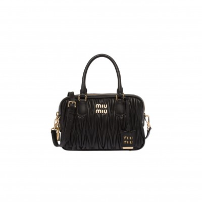 MIU MIU ARCADIE MATELASSÉ NAPPA LEATHER BAG 5BB123 (19*13*6cm)